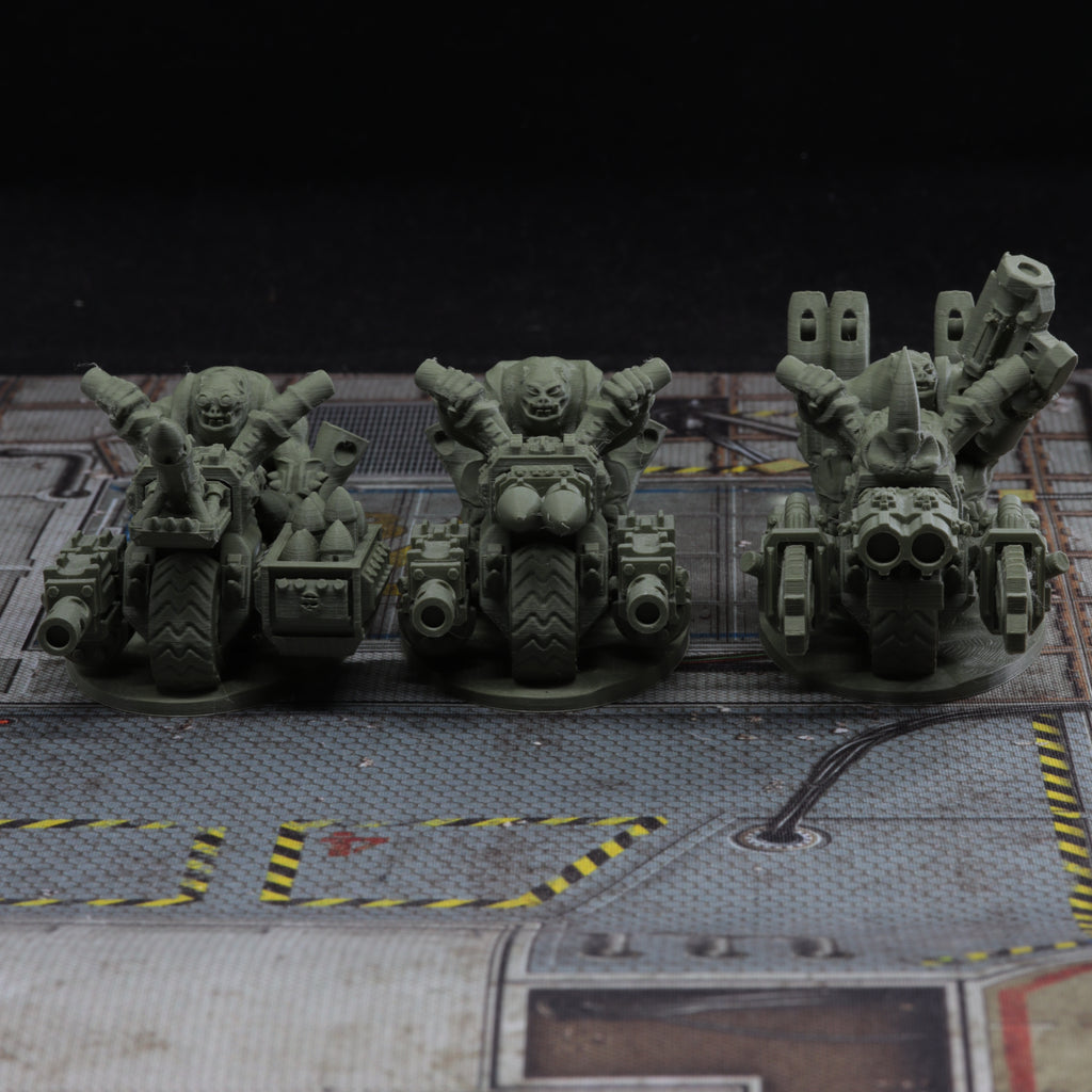 Null Brutes: Biker Squad – Support-Free FDM STL Kit