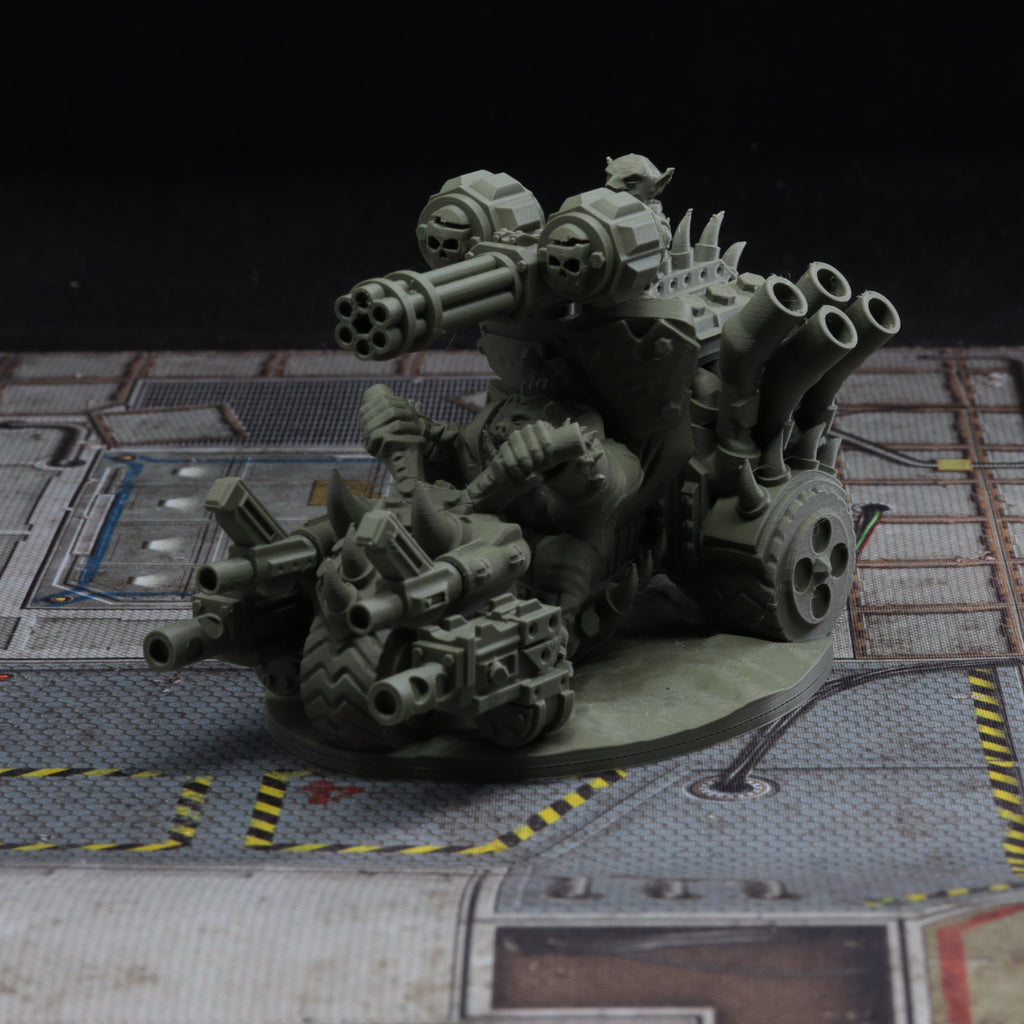 Null Brutes: Wartrike Boss – Support-Free FDM STL