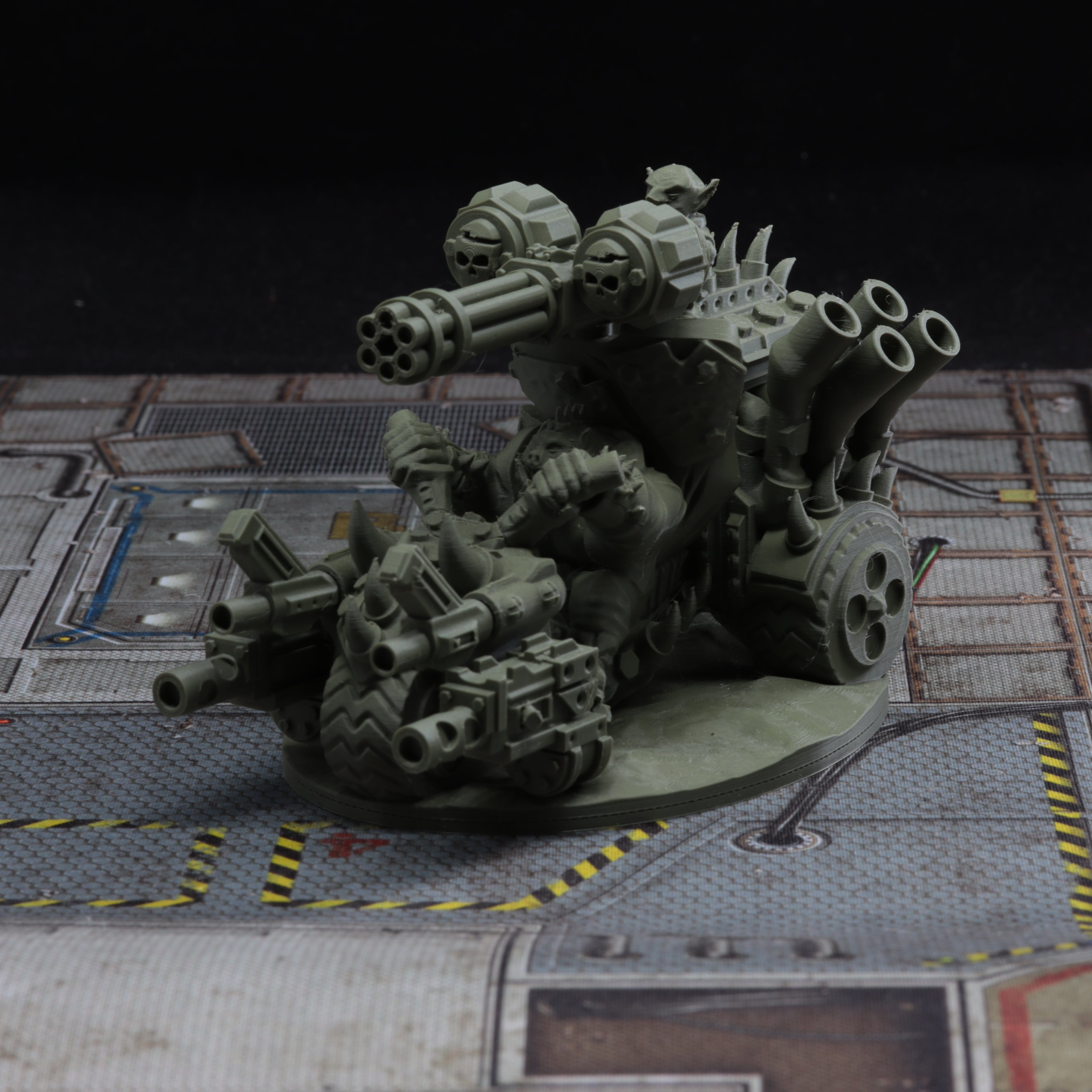 Null Brutes: Wartrike Boss & Biker Squad Bundle – Support-Free FDM STL