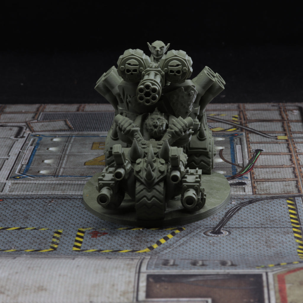 Null Brutes: Wartrike Boss – Support-Free FDM STL