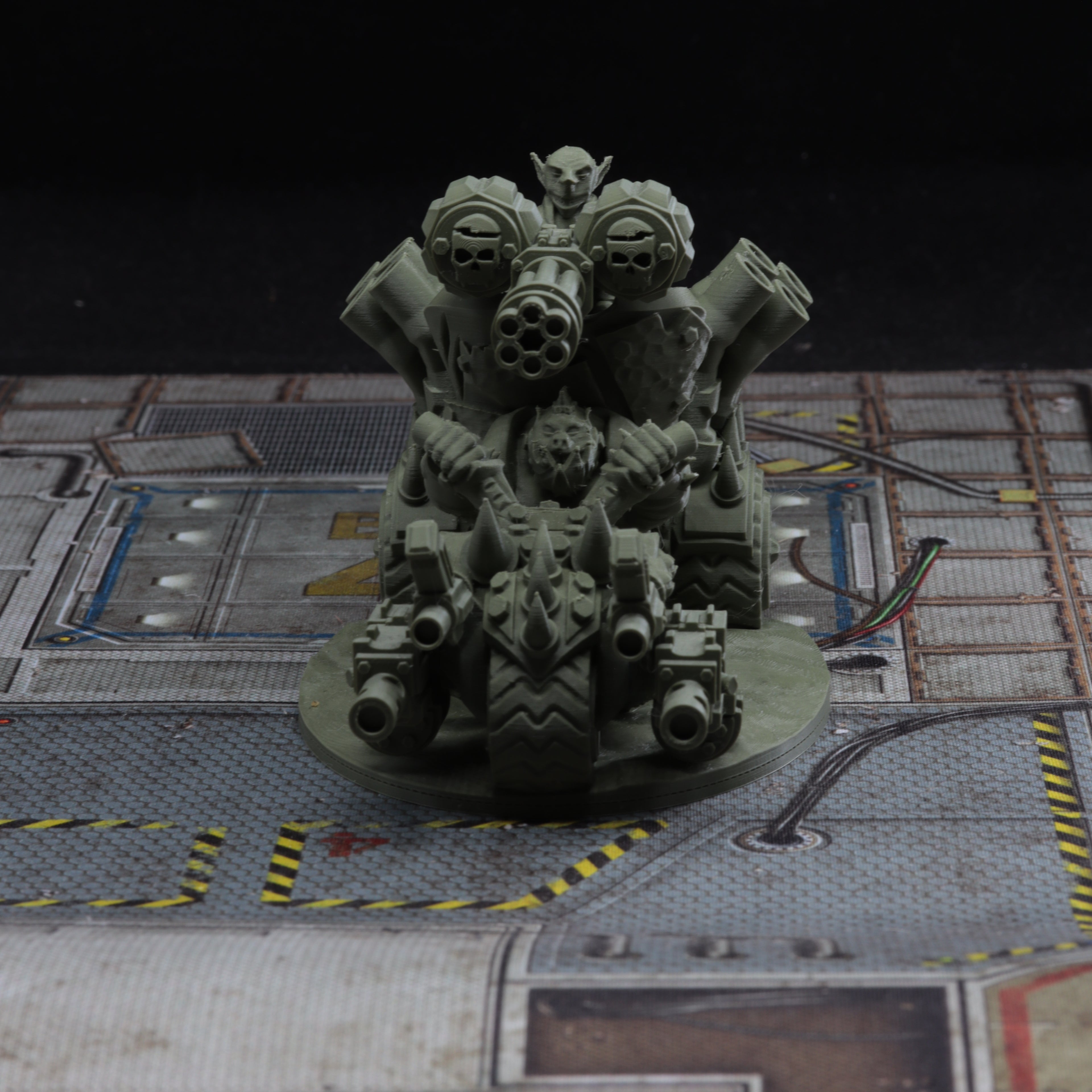 Null Brutes: Wartrike Boss – Support-Free FDM STL