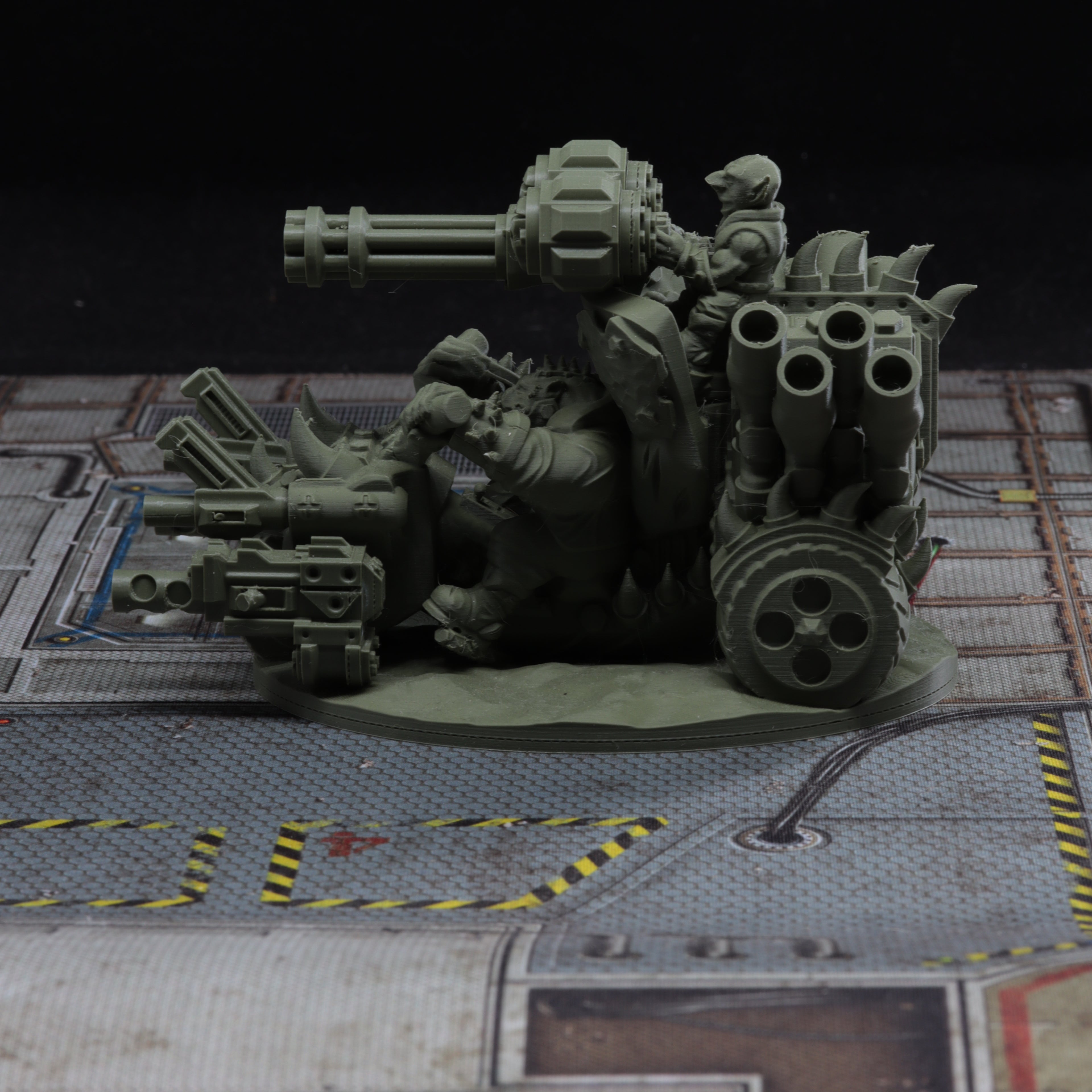 Null Brutes: Wartrike Boss – Support-Free FDM STL