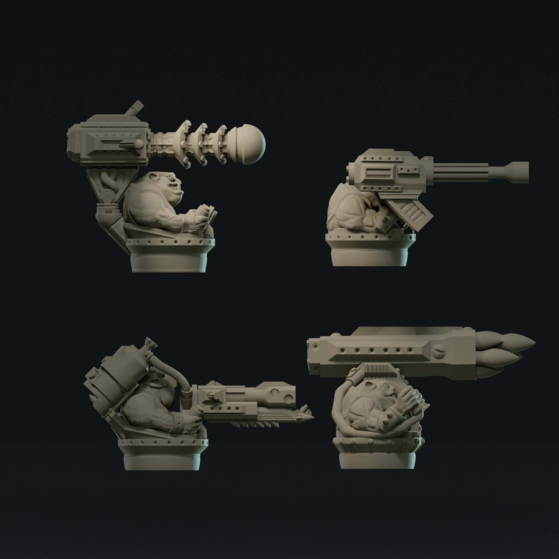 Null Brutes: Roadsters Bundle – Support-Free FDM STL