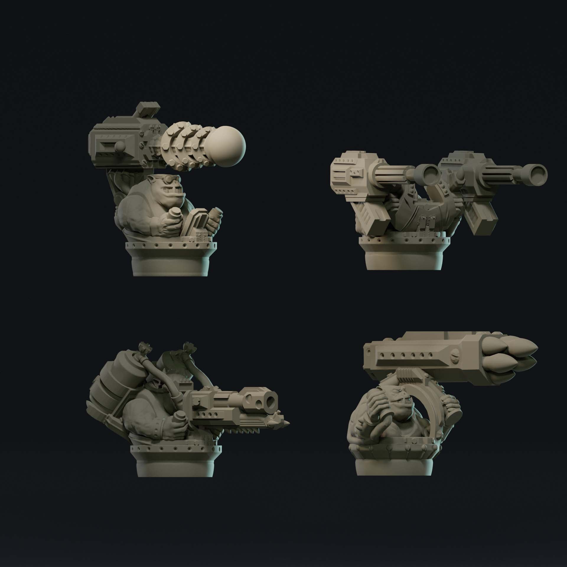 Null Brutes: Roadsters Bundle – Support-Free FDM STL