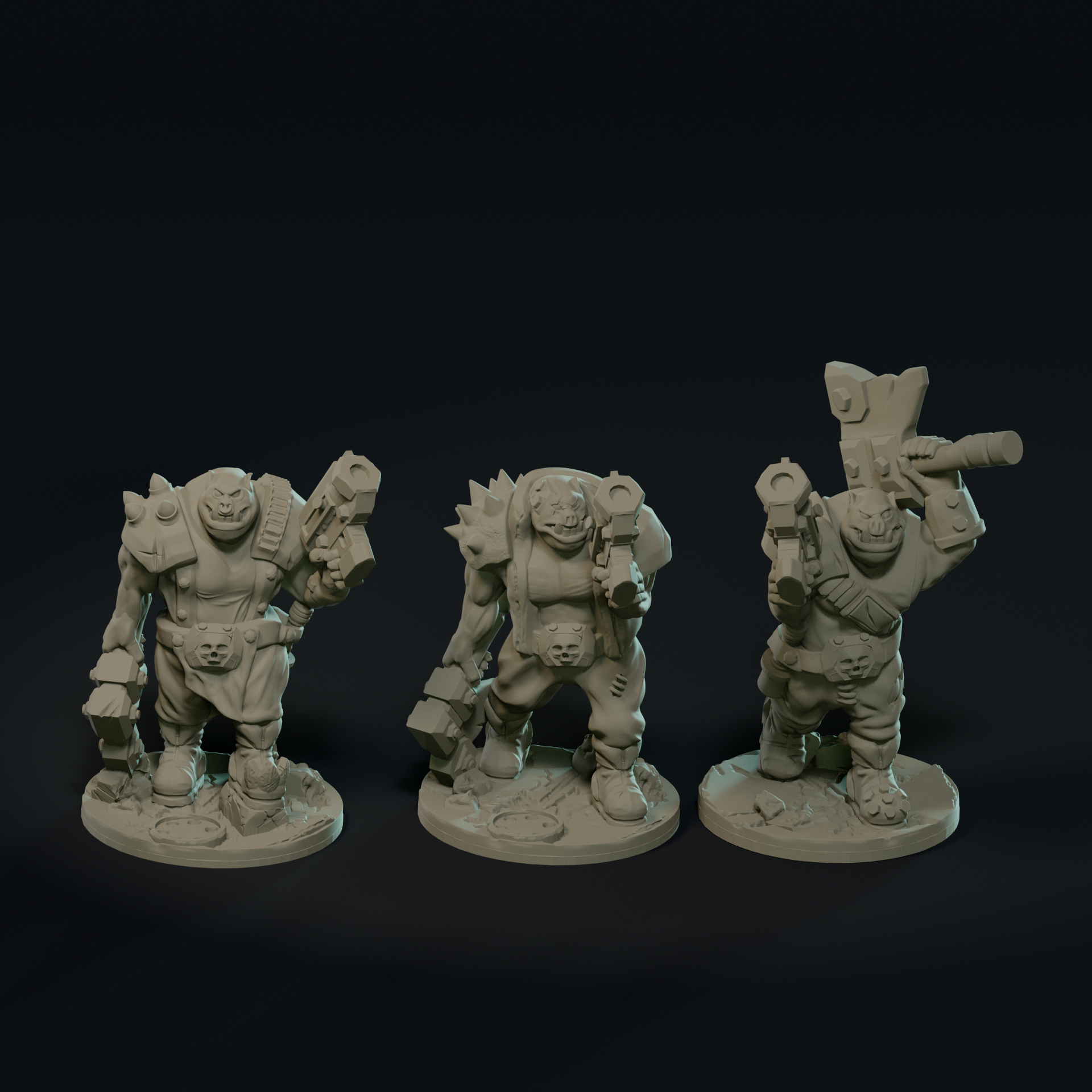 Null Brutes: Fighters Squad – Support-Free FDM STL