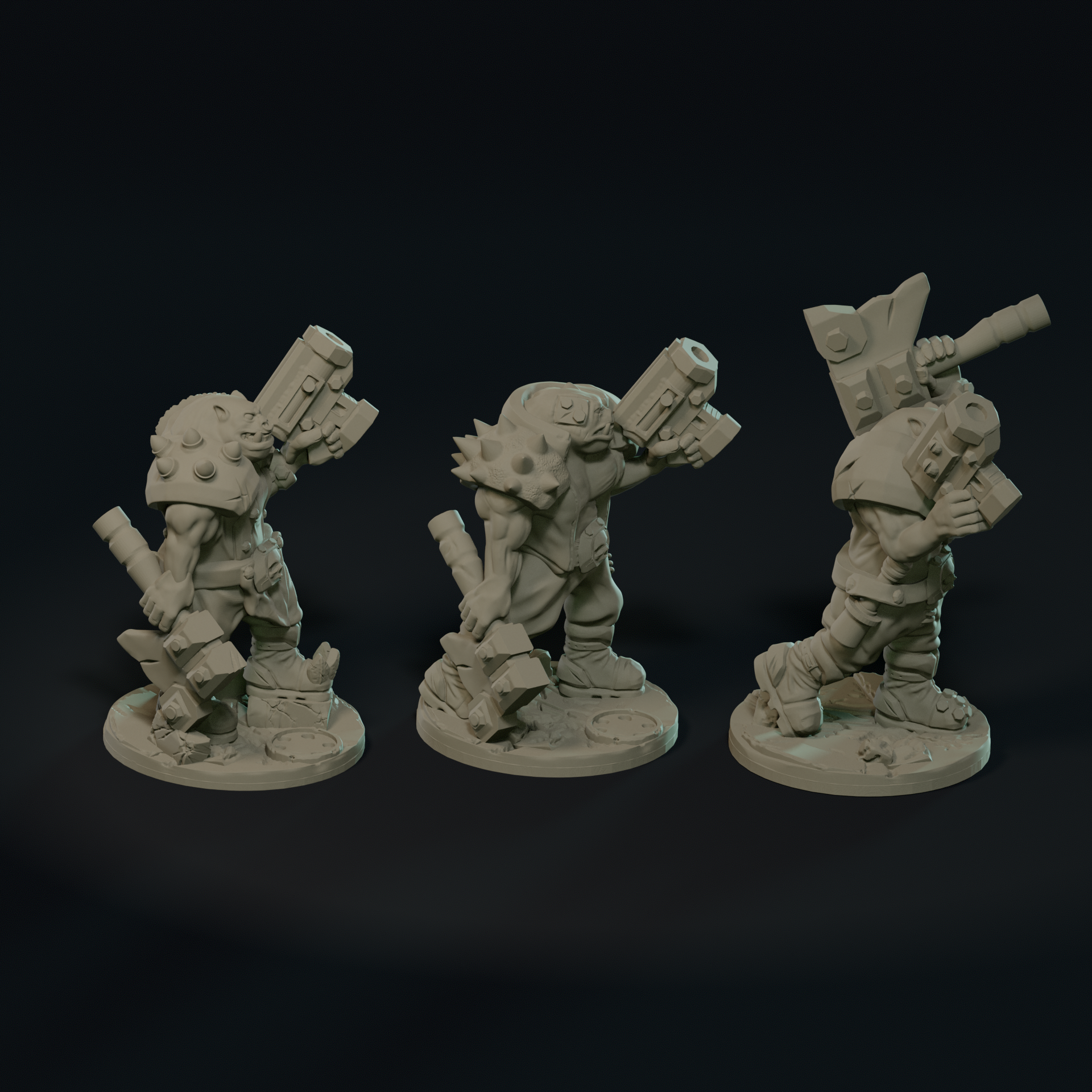 Null Brutes: Fighters Squad – Support-Free FDM STL