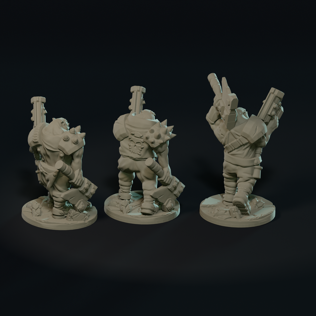Null Brutes: Fighters Squad – Support-Free FDM STL