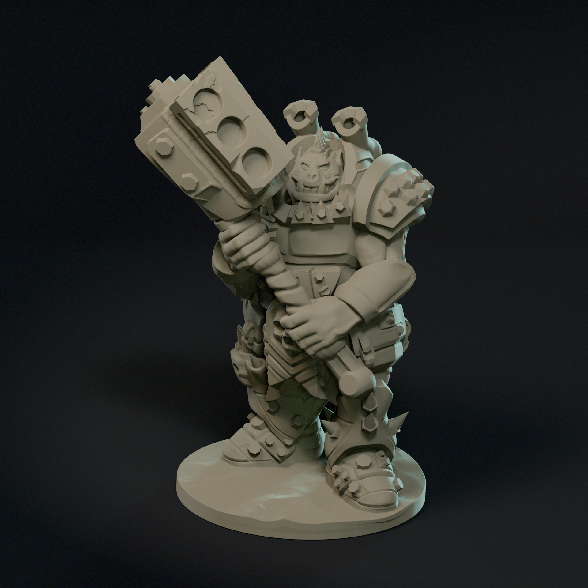 Null Brutes: Heavy Brutes Duo – Support-Free FDM STL