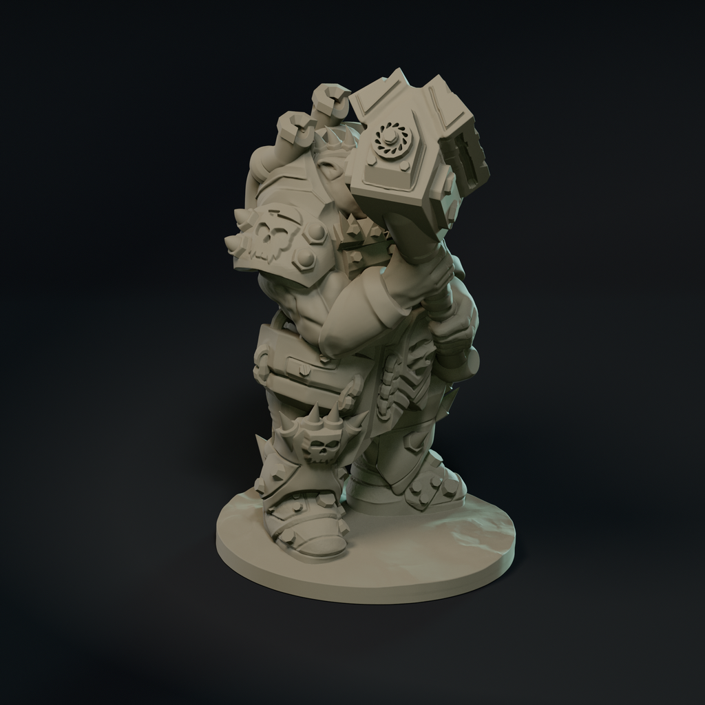 Null Brutes: Heavy Brutes Duo – Support-Free FDM STL