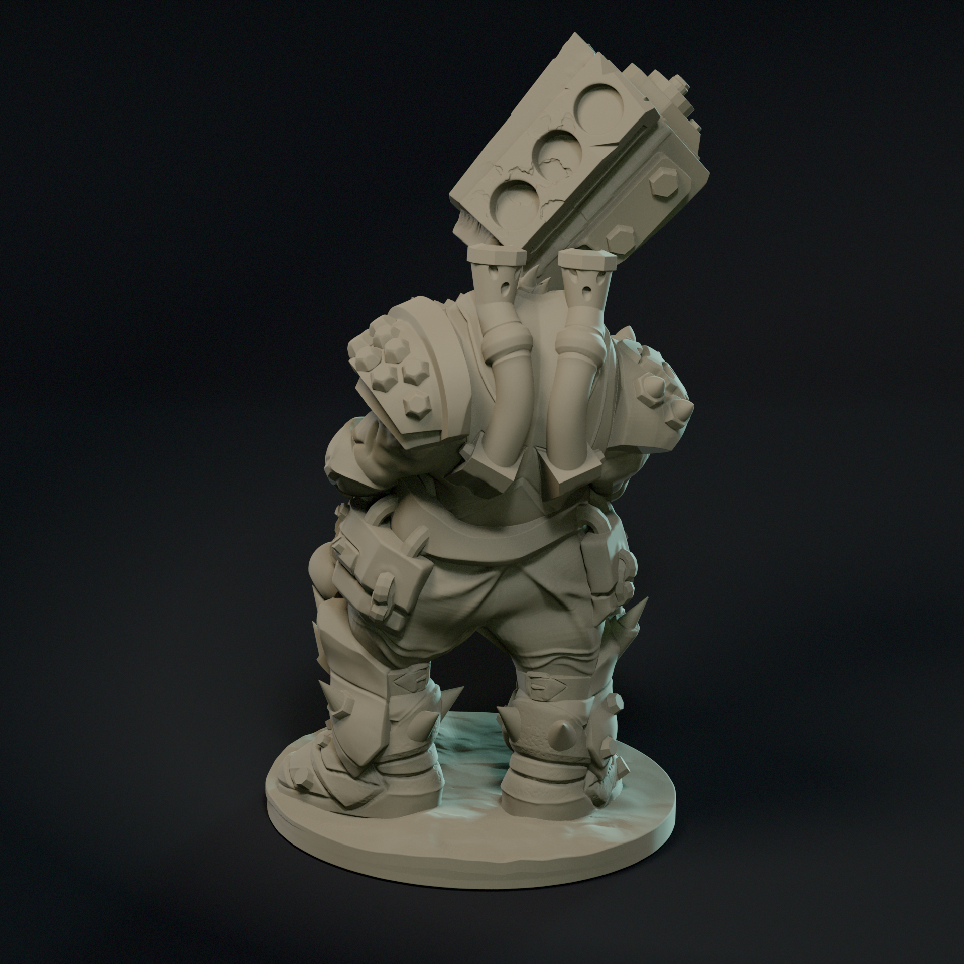 Null Brutes: Heavy Brutes Duo – Support-Free FDM STL