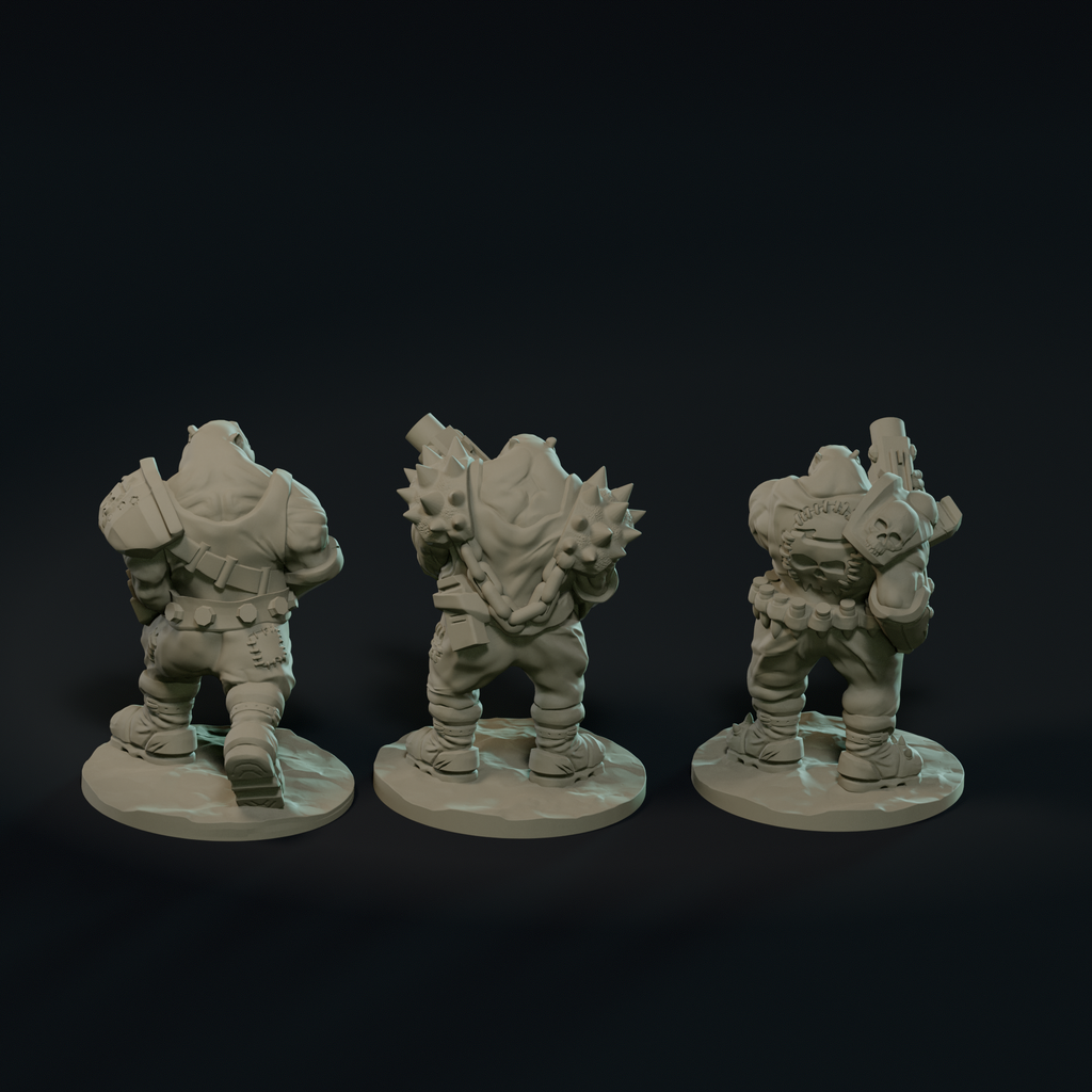 Null Brutes: Gunners Squad – Support-Free FDM STL