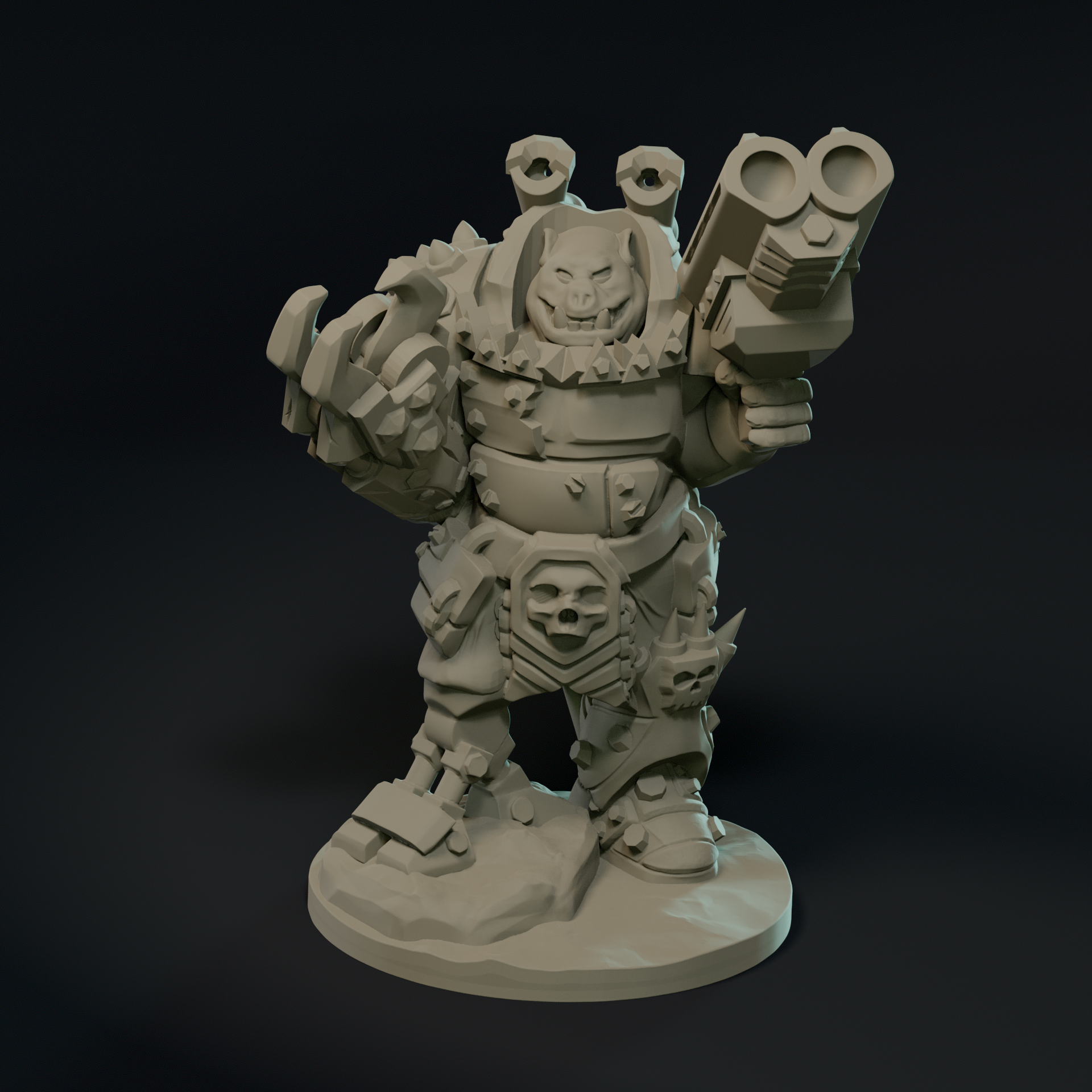 Null Brutes: Heavy Brutes Duo – Support-Free FDM STL