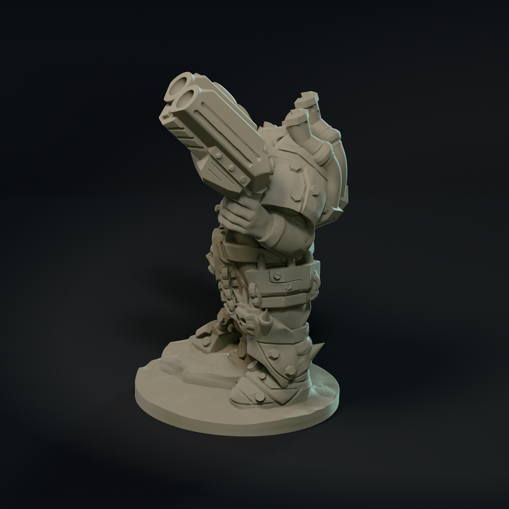 Null Brutes: Heavy Brutes Duo – Support-Free FDM STL