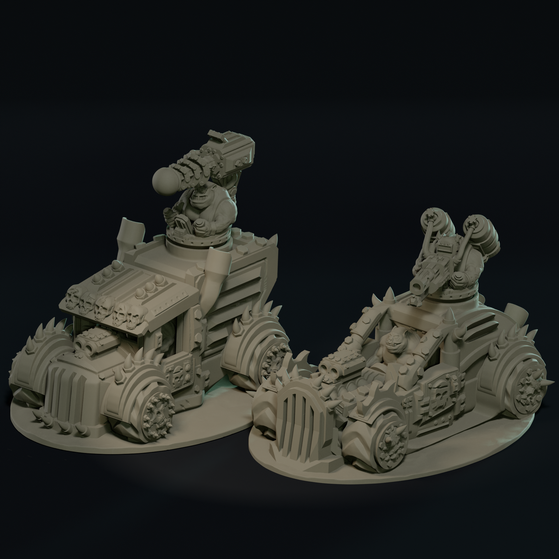 Null Brutes: Roadsters Bundle – Support-Free FDM STL