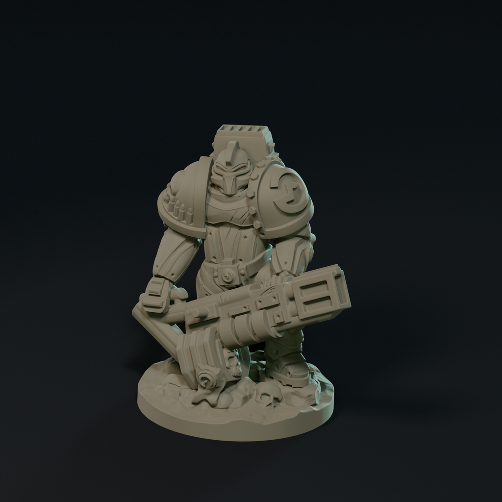 Void Paladins: Plasma Gunner – Support-Free FDM STL
