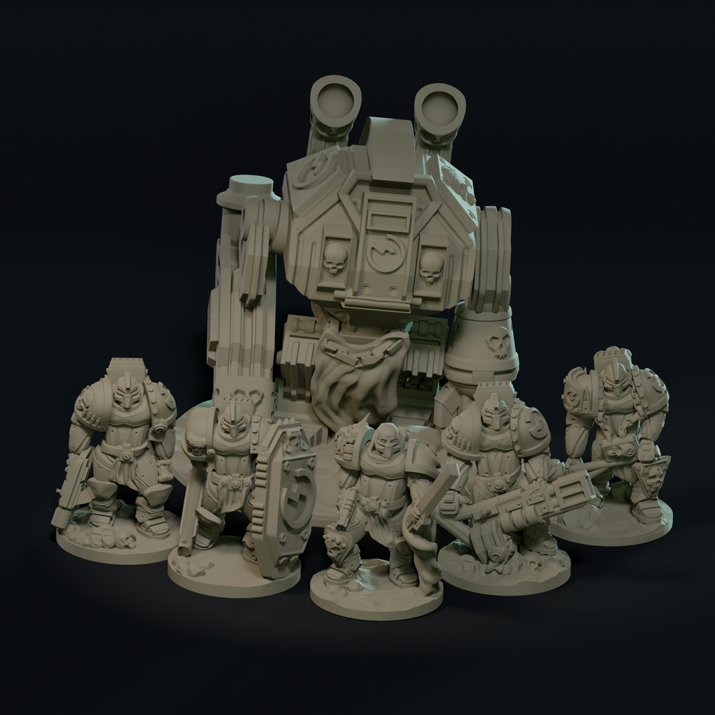 Void Paladins: Strike Bundle – Support-Free FDM STL