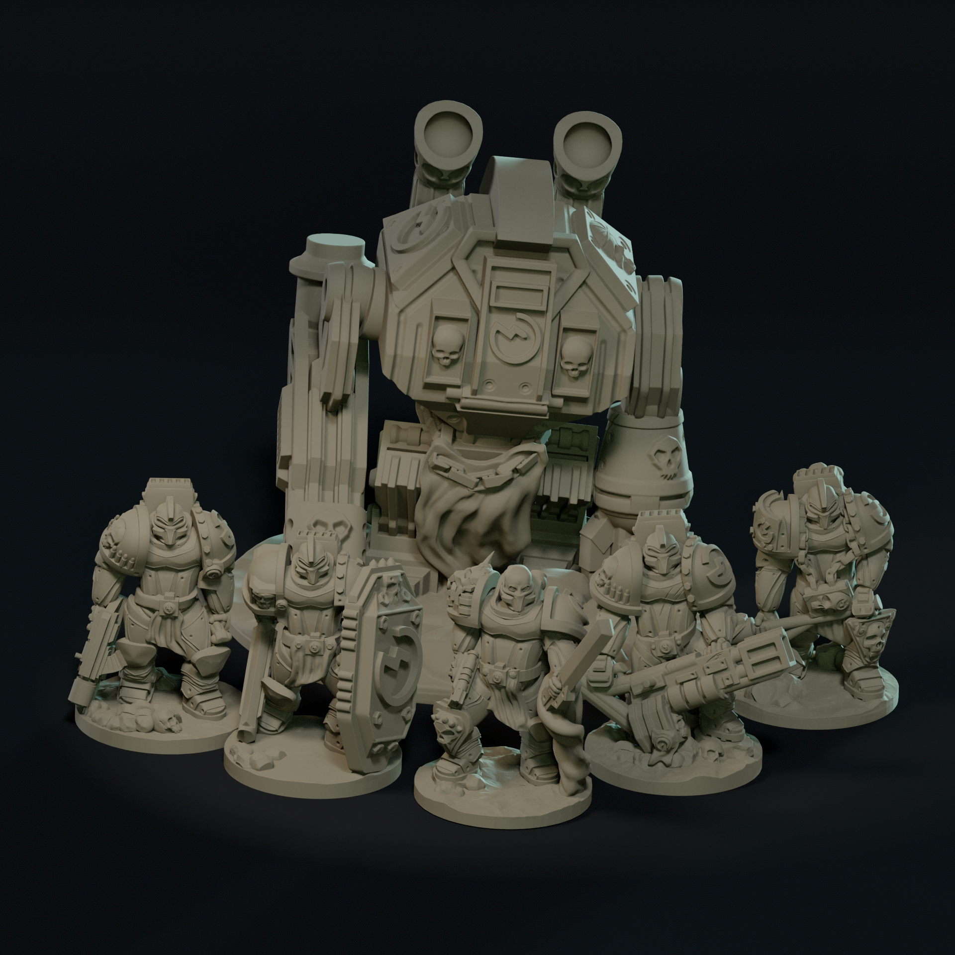Void Paladins: Strike Bundle – Support-Free FDM STL